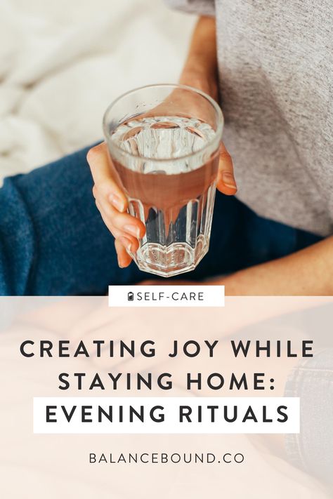 Creating Joy While Staying Home: Evening Rituals by Balance Bound Planner. Where morning rituals have the ability to get your day started on the right foot, evening rituals are just as important in helping you unwind, take time for yourself, and get a good night’s sleep. Read the blog to learn how to organise your evening! #selfcare #eveningritual Gratitude Meditation, Take Time For Yourself, Evening Rituals, Moon Time, Sleep Rituals, Effective Time Management, Highly Sensitive People, Healthy Lifestyle Habits, Time For Yourself