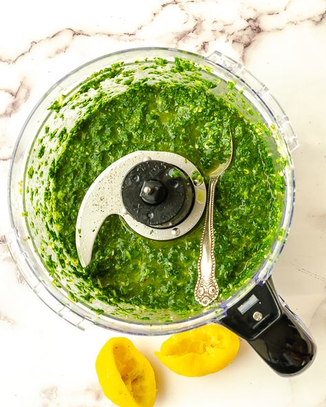 Indian Chimichurri Sauce, Mint Chimichurri Sauce, Mint Chimichurri, Chermoula Sauce, Aloo Gobi, Mint Sauce, Chimichurri Sauce, Homemade Spices, Grilled Veggies