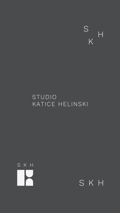 Studio Katice Helenski Architect Branding by Bridge + Bloom, St Petersburg, FL Architect Branding Design, Architect Brand Identity, Logo Architecture Studio, Architecture Branding Design, Architecture Firm Logo, Architect Logo Design, Interior Design Logos, Renovation Logo, Architect Branding