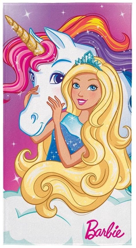 Unicorn Barbie, Unicorn Poster, Barbie Printables, Anna Disney, Barbie Drawing, Barbie Cartoon, Barbie Images, Pink Wallpaper Girly, Barbie Birthday Party