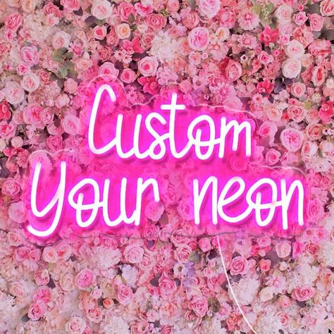 Neon Signs Home, Neon Words, Neon Lamp, Party Business, Handmade Signs, Personalized Neon Signs, Acrylic Letters, Wedding Neon Sign, Neon Wedding