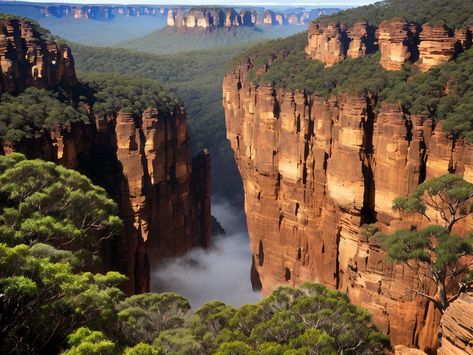 Discover Australia's Natural Beauty: Blue Mountains Australia Scenery, Blue Mountains Australia, Inspiring Landscapes, Blue Mountains, Blue Mountain, Australia Travel, Awe Inspiring, Natural Beauty, New Zealand