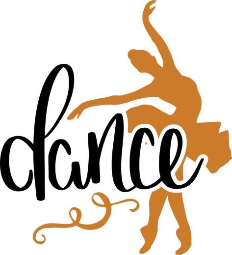 Drawing Ideas Dance, Dance Shirts Ideas, Ballerina Svg, Dance Svg, Dance Crafts, Dance Logo, Dance Silhouette, Dancer Silhouette, Dance Images