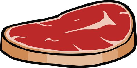 Beef Drawing, Meat Clipart, Steak Clipart, Meat Cartoon, Eat Drawing, Meat Drawing, Meat Icon, Meat Art, Meat Steak