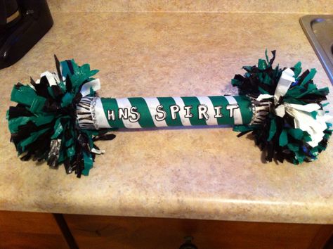 Made a cheerleading spirit stick for the homecoming pep assembly. Send me a message if interested at schendell.legault@icloud.com Spirt Stick Ideas, Cheer Spirit Sticks Ideas, Diy Cheer Spirit Sticks, School Spirit Stick, Cheerleading Spirit Stick Ideas, Cheer Spirit Stick Ideas, Cheerleading Spirit Stick Ideas Diy, Cheer Spirit Sticks Diy, Diy Pom Poms Cheerleader Spirit Sticks