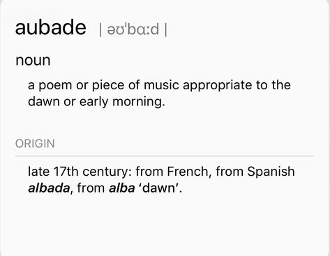 Aubade Meaning, Garden Of Words, Unusual Words, Word Meaning, Names With Meaning, Phone Screen, Cool Words, Meant To Be, Screen