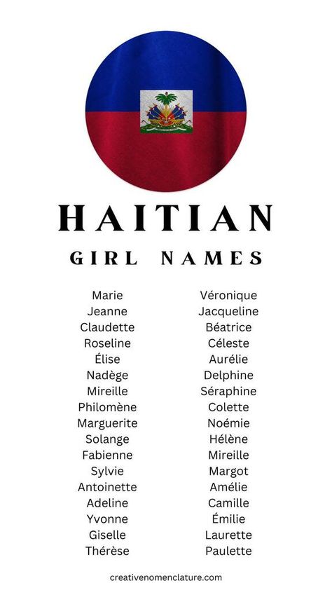 91 Haitian Girl Names for Your Little Love (With Meaning) Haitian Names, Haiti Aesthetic, Haitian Culture, Haitian Culture Aesthetic, Learn Haitian Creole, Haitian Flag Day, Haitian Flag Clothing, Haiti History, Meaningful Names