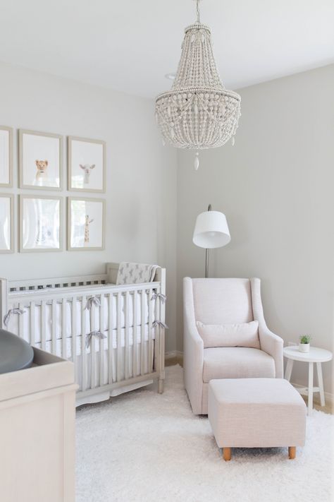 Neutral Nursery Reveal Nursery Reveal, Baby Nursery Inspiration, White Crib, Nursery Room Design, Girl Nursery Room, Baby Room Design, Nursery Baby Room, Neutral Nursery, Gender Neutral Nursery