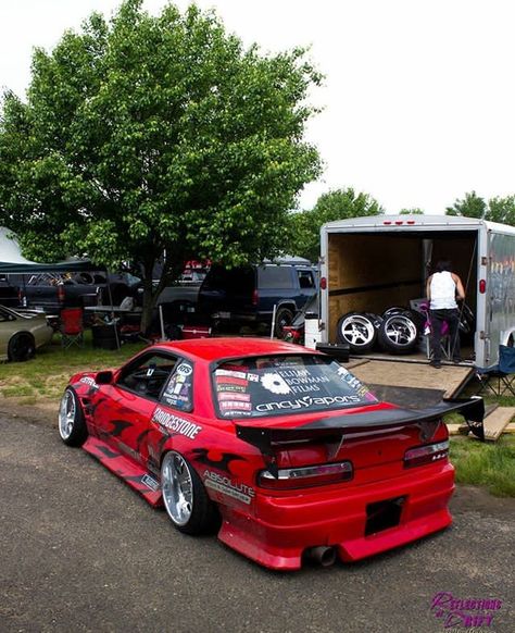 Lowered Cars, Nissan Silvia S13, S13 Silvia, Nissan Silvia S15, Slammed Cars, Best Jdm Cars, Pimped Out Cars, Nissan 240sx, Drifting Cars