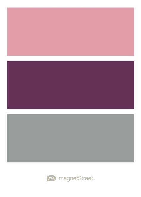 Blush, Eggplant, and Classic Gray Wedding Color Palette - custom color palette created at MagnetStreet.com Nursery Color Palette, Baby Room Boy, Boy Nursery Colors, Nursery Color, Nursery Color Scheme, Custom Refrigerator, Baby Boy Nursery Colors, Baby Boy Nursery, Navy Baby