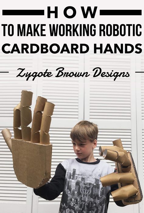 Cardboard Hand Robot, Robot Hand Diy, Cardboard Sculpture Techniques, Cardboard Robot Costume, Cardboard Crafts Ideas, Cardboard Costumes Diy, Cardboard Robot Diy, Cardboard Cosplay, Cardboard Puppet