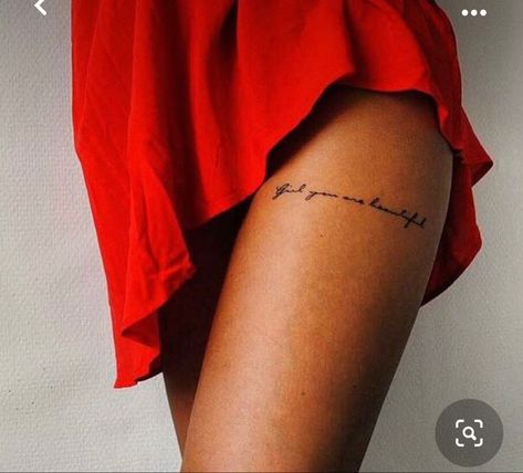 Small Thigh Tattoos, Infected Tattoo, Upper Thigh Tattoos, Tattoo Pierna, Unique Small Tattoo, Best Tattoos For Women, Small Girl Tattoos, Leg Tattoos Women, Cute Small Tattoos