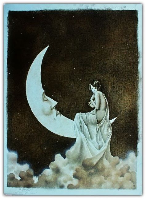 Lovely Luna 💜🌜 Sitting On The Moon, Man In The Moon, Ivy House, Vintage Moon, Paper Moon, In The Moon, Sun Moon Stars, Foto Art, Moon Sun