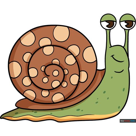 How to Draw a Cartoon Snail Snail Drawings, Cartoon Snail, Snail Drawing Simple, Snail Drawing, Cartoon Lizard, Zebra Drawing, Easy Animal Drawings, Easy Animals, Easy Cartoon Drawings