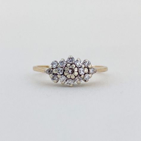 This refined sparkling beauty is a true addition to your ring collection if you ask us. She is timeless and combines gorgeous with everything...🤍 Forever Mine, Half Eternity Ring, Ring Collection, Diamond Cluster Ring, Diamond Cluster, Types Of Rings, Ring Collections, Vintage Diamond, Cluster Ring