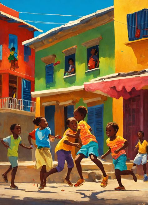 Haiti Illustration, Haiti Art, Haitian Artist, Haiti History, Africa Art Design, Haitian Art, Afrique Art, Caribbean Culture, Venice Italy Travel