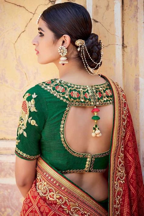 Latest Saree Blouse, Indian Blouse Designs, Best Blouse Designs, Backless Blouse Designs, Blouse Back Neck Designs, Wedding Blouse Designs, Back Neck Designs, Blouse Designs Silk, Unique Blouse Designs