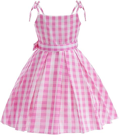 Polyester Imported Pull On closure Novelty Costume Dress: The Pink Dress incorporates a movie character element. Put on this pink and white gingham dress and let your child stand out in the crowd. Comfortable Fabric: The pink dress is made of polyester fiber, with soft and breathable fabric, providing a comfortable wearing experience. Adorable Design: A vintage-inspired pink and white gingham dress with adjustable shoulder straps. The pleated skirt features a pearl ring fastening at the waist. Your little girl will look most beautiful and attractive in this dress! Applicable occasions: Pink Dress are perfect for cartoon meetings, Halloween, Carnival, Christmas role-playing games, role-playing games, theme parties, costumes, birthday parties, photography, performances and so on. Perfect Gif Pink Plaid Dress, Girls Birthday Party Dress, Long Flower Girl Dresses, Toddler Party Dress, Vestidos Color Rosa, Pink Costume, Barbie Costume, Princess Skirt