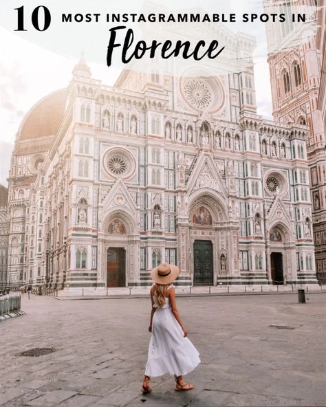 10 Most Instagrammable Spots in Florence Florence In October, Florence Photo Spots, Florence Outfits Summer, Florence Italy Outfits, Florence Instagram, Italy October, Florence Fashion, Greve In Chianti, Florence Italy Travel