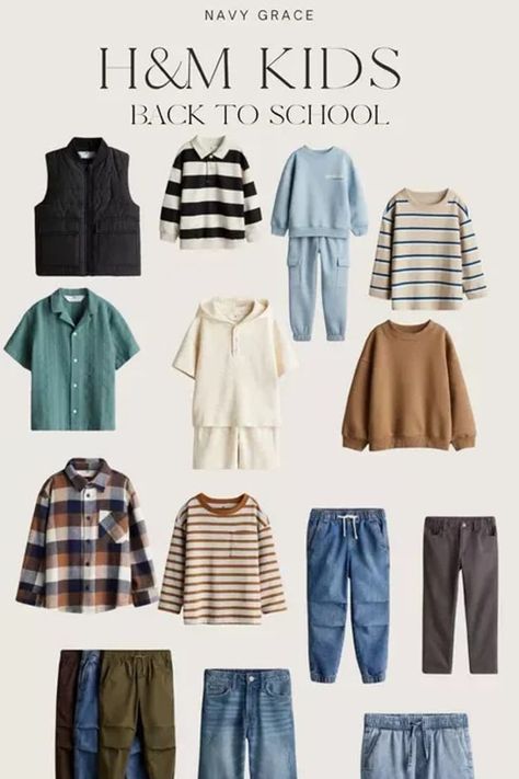 The cutest back to school styles for the kids from H&M! These boys pieces are perfect for transitioning from summer to fall outfits. Tap to shop! Back To School Outfits Boys, Boys Back To School Outfits, Summer To Fall Outfits, Back To School Styles, Boys School Outfits, Summer To Fall, Kids Clothes Boys, Back To School Outfits, Fashion Kids