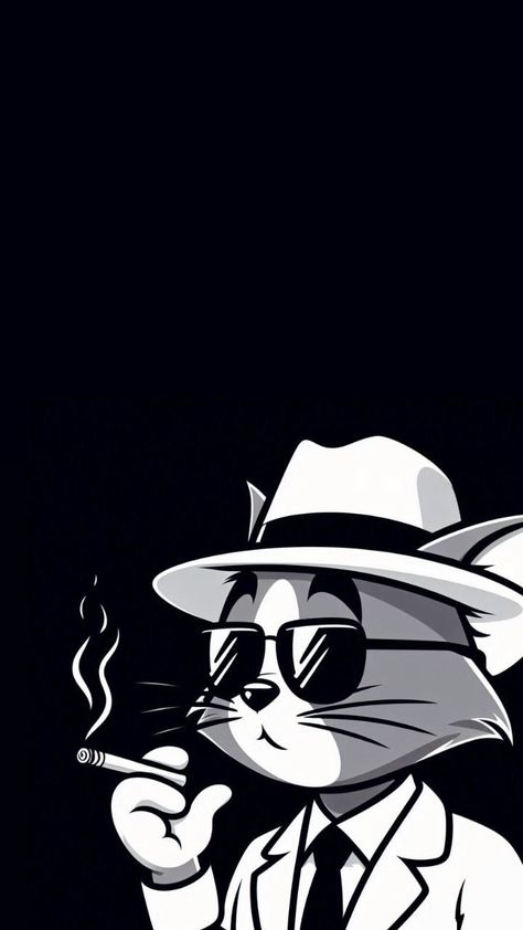 Tom Wallpaper Cartoon, Tom Aesthetic Wallpaper, Tom Aesthetic, Tom Wallpaper, Tom Cartoon, Black Cat Cartoon, Tom And Jerry Wallpapers, Tom Et Jerry, Tom Cat