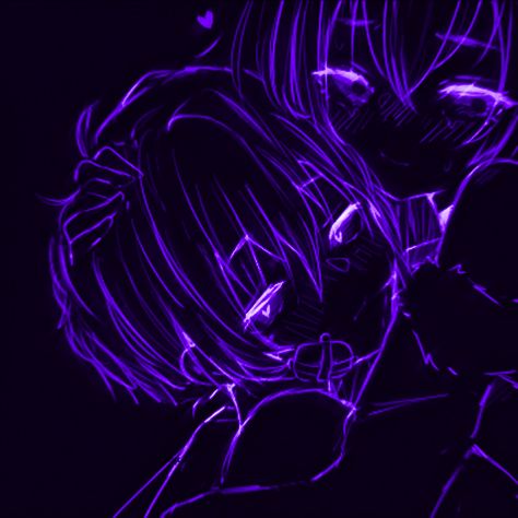 Dark Couple Matching Pfp, Matching Purple Pfp, Purple Matching Pfp, Style Examples, Gothic Stuff, Matching Pfp's, Duos Icons, Dark Purple Aesthetic, I Really Love You