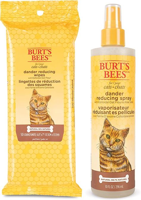 Cats Grooming, Cat Dander, Cat Spray, Burt's Bees, Burts Bees, Cat Grooming, For Cats, Aloe Vera, Bee