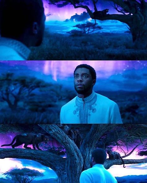 Black Panther Scene, Black Panther Movie Scene, Black Panther Ancestral Plane, Ancestral Plane, Black Panther Chadwick Boseman, Ryan Coogler, Black Panther 2018, King Black, Black Panther Art