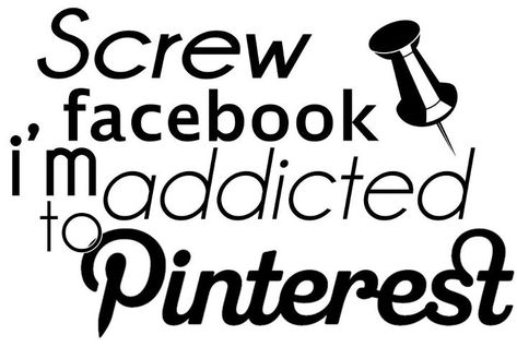 I so hate Facebook but LOVE LOVE LOVE Pinterest! However, I can't seem to get my family & friends to join in the fun here. They all love Facebook! Come on Facebook is so yesterday! | Haha and true too! | image on With Butter and Love Addicted To Pinterest, Pinterest Humor, Can't Stop Won't Stop, 10 Funniest, Natural Therapy, The Words, Great Quotes, Inspire Me, True Stories