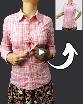 Sewing Tricks, Sewing Things, Loose Shirts, Neck Shirt, Sewing Hacks, It Fits, Workout Shirts, Shirt Blouses, Love This