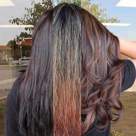 Beauty Launchpad on Instagram: “The Process: Black Dye Removal 🖤 @mirellamanelli shares how she did it ⤵️ #beautylaunchpad • Show THIS to your clients who want to be…” Black Hair To Blonde Process, Black Box Dye To Blonde, Black To Blonde Hair Process, Bleaching Black Hair, Black To Blonde Hair, Hair Dye Removal, Undercut Long Hair, Salon Owner, Black Hair Balayage