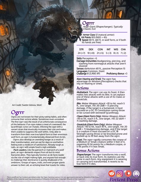 D D 5e Homebrew, Dnd Enemies, Dnd Resources, 5e Monsters, Homebrew Monsters, Rpg Monsters, Dnd Board, Dnd Portraits, Dnd Creatures