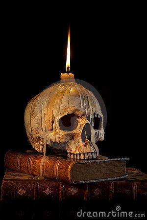 Gothic Skull With Candles And Books Stock Photos - Image: 8711283 Candles And Books, Gothic Wallpaper, Skull Candle, Painted Candles, Gothic Skull, Human Skull, Book Candle, Skull And Bones, Skull Art