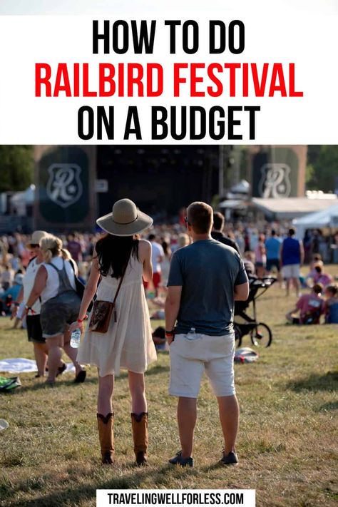 Railbird Festival is a two-day musical festival that embodies everything that is the Bluegrass State: music, horses, food, and bourbon. Here’s how to do Railbird Festival on a budget. Railbird Festival | how to do save money at Railbird Festival | music festivals | Lexington | Kentucky | travelwell4less #travelwell4less Railbird Music Festival Outfit, Railbird Festival Outfit, Railbird Festival, Food On A Budget, Festival Music, Festivals Around The World, Central America Travel, Budget Travel Destinations, Travel Photography Tips