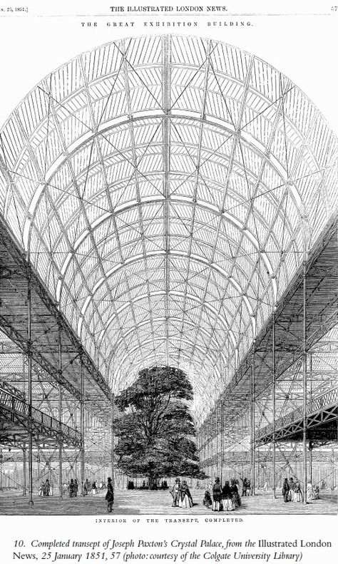 Crystal Palace London, The Crystal Palace, Palace London, Exhibition Building, Glass Building, Giclee Painting, Kew Gardens, Crystal Palace, Futuristic Architecture