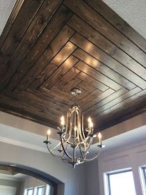 38 Best Wooden Ceiling Bedroom Decor Ideas For You | ARA HOME Decorative Ceiling Panels, Ceiling Design Modern, Kitchen Wall Colors, Kitchen Ceiling, Bedroom Ceiling, Wooden Ceilings, Tray Ceiling, False Ceiling Design, Cool Ideas