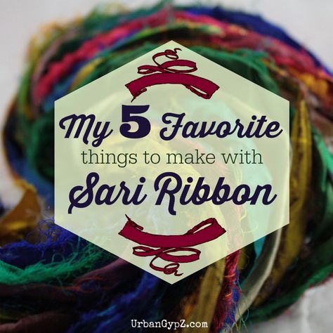 Silk Yarn Projects, Sari Ribbon Jewelry, Silk Ribbon Jewelry, Recycled Sari Silk Yarn, Sari Silk Jewelry, Yarn Spinning, Ribbon Projects, Ribbon Embroidery Kit, Artisan Yarn