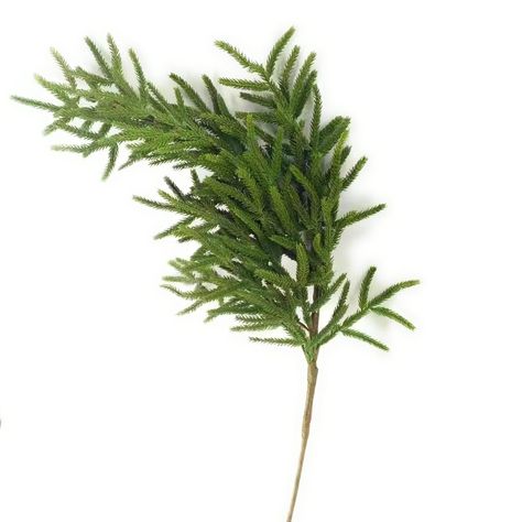 Christmas Stems Vase, Faux Greenery Decor, Floral Christmas Centerpieces, Fall Harvest Decorations, Christmas Tables, Christmas Stem, Greenery Centerpiece, Norfolk Pine, Greenery Decor