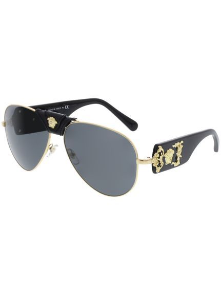 Versace Men's Mirrored VE2150Q-100287-62 Gold Aviator Sunglasses Versace Sunglasses Men, Glasses Png, Sunglasses Aesthetic, Gold Aviator Sunglasses, Michael Kors Sunglasses, Versace Glasses, Sports Eyewear, Men Sunglasses, Versace Sunglasses