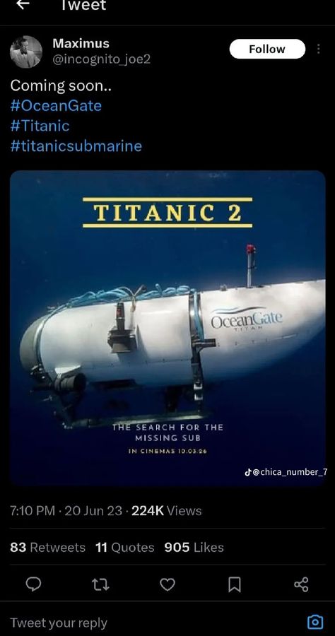 Titan Submarine Jokes, Number 7, Titanic, Submarine, Memes, Quotes, Quick Saves