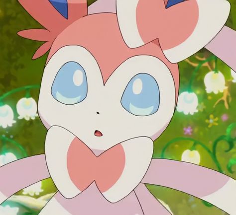 Cute Pfp Pokemon, Sylveon Profile Picture, Sylveon Icon Aesthetic, Sylveon Pfps, Sylveon Aesthetic, Sylveon Pfp, Sylveon Icon, Cute Pokemon Pfp, Pokemon Pfps