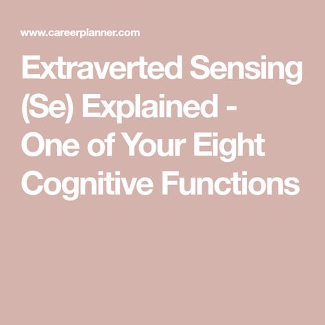 Introverted Feeling, Extraverted Intuition, Enfp Personality, Cognitive Functions, Infp T, Introverted, Personality Types, Infp, Your Brain