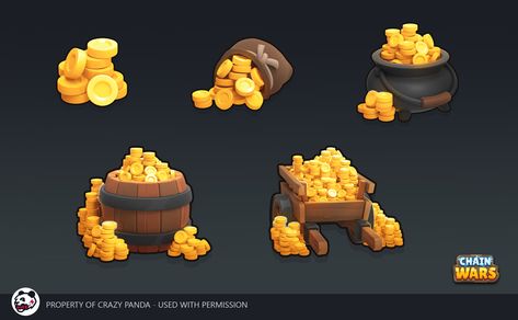 Artstation Explore, Idle Game, Stack Game, Coin Games, Coin Icon, 2d Game Art, Gold Mine, Mobile Art, Disneyland Park