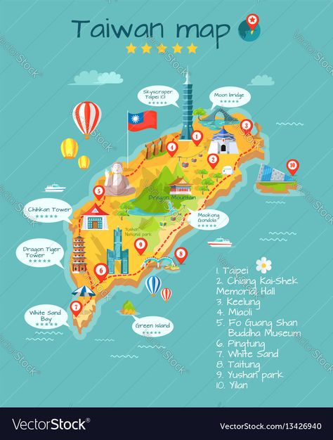 Moon Bridge, Taiwan Map, Chiang Kai Shek, Malta Travel Guide, Taipei Travel, Taipei 101, Teaching English Abroad, Travel Infographic, Bangkok Travel