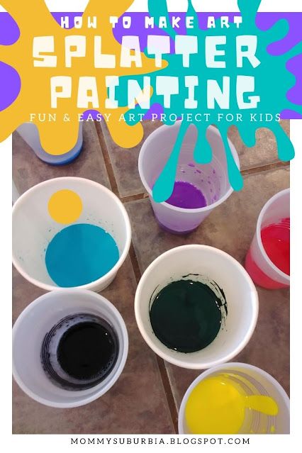 Splatter Wall Paint, How To Make Paint Splatters, Splatter Paint Techniques, How To Splatter Paint Canvas, Diy Splatter Paint Canvas, Splatter Painting For Kids, How To Splatter Paint, Splatter Paint Ideas, Unique Painting Techniques