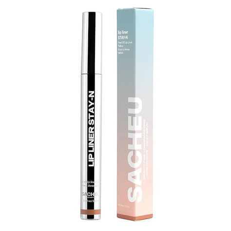 Amazon.com : Sacheu Lip Liner Stay-N - Peel Off Lip Liner Tattoo, Peel Off Lip Stain, Long Lasting Lip Stain Peel Off, Infused with Hyaluronic Acid & Vitamin E, For All Skin Types (p-INKED) : Beauty & Personal Care Neutral Stain, Lip Liner Tattoo, Liner Tattoo, Long Lasting Lip Stain, Lip Tattoos, How To Line Lips, Dry Lips, Natural Lips, Lip Stain