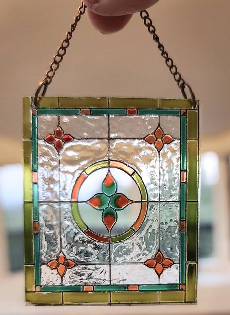 Stained Glass Dollhouse, Miniature Stained Glass Window, Witch Dollhouse, Dollhouse Doll Clothes, Miniature Dollhouses, Dollhouse Lighting, Dollhouse Bathroom, Stained Glass Door, Window Suncatchers