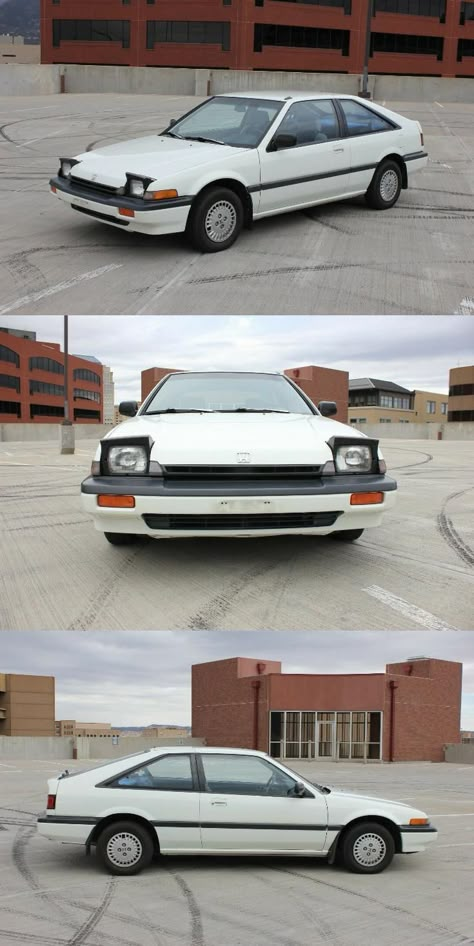 Small Hatchback Car, Old Muscle Cars, Hatchback Cars, Hatchbacks, Honda (car), Honda Cars, Ae86, Small Paint, Cassette Player