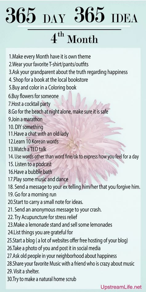 365 Day 365 Idea, 365 Days 365 Ideas, 365 Jar, Life Goals List, 365 Day Challenge, Goals List, 30 Day Challenges, Monthly Challenges, Happiness Challenge