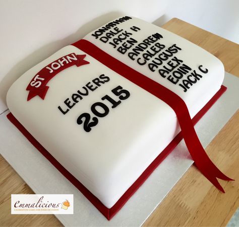 School Farewell Cake Designs, Farewell Cake Designs, Leavers Cake, Memory Book Ideas, Leavers Party, School Farewell, Farewell Cake, Grad Decor, Book Cover Ideas